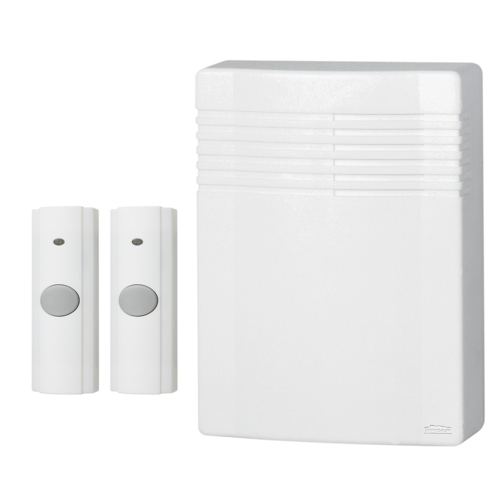 **DISCONTINUED** Wireless Doorbell Kit with Two Pushbuttons