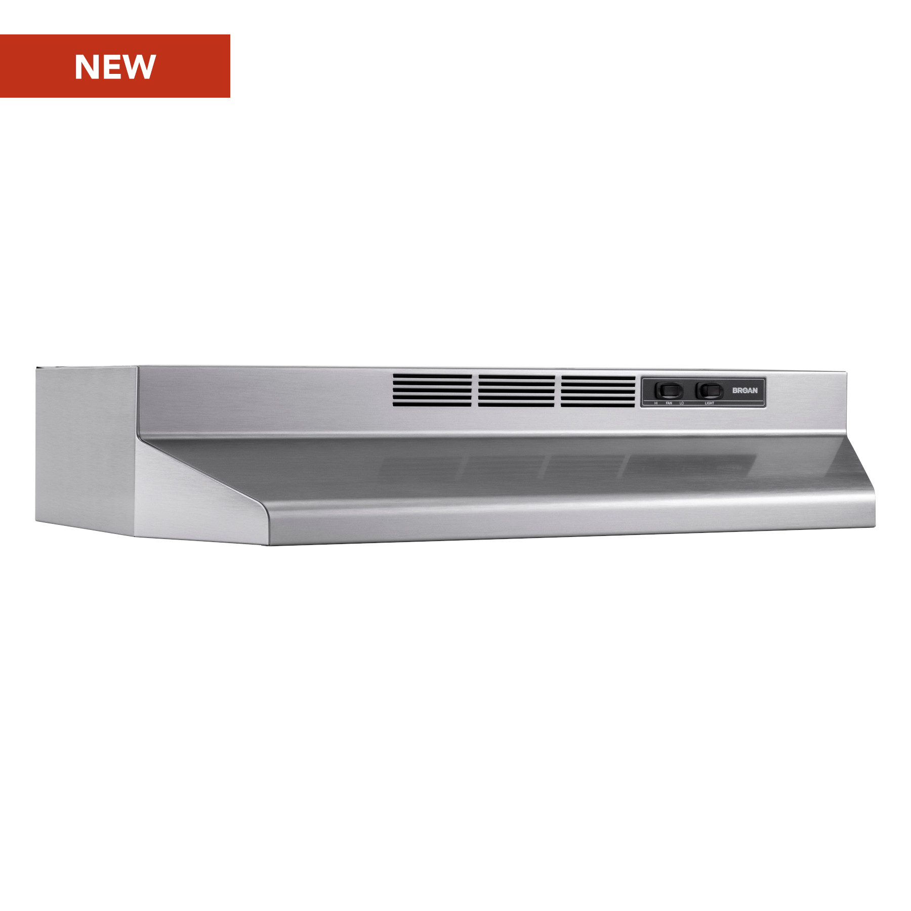 Broan® 24-Inch Ductless Under-Cabinet Range Hood, Stainless Finish